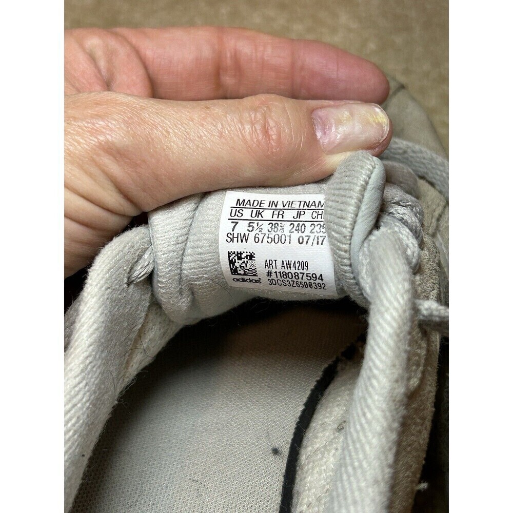 ADIDAS Ortholite Float Gray and White Low Top Sneakers Women's Size 7 - Picture 6 of 7